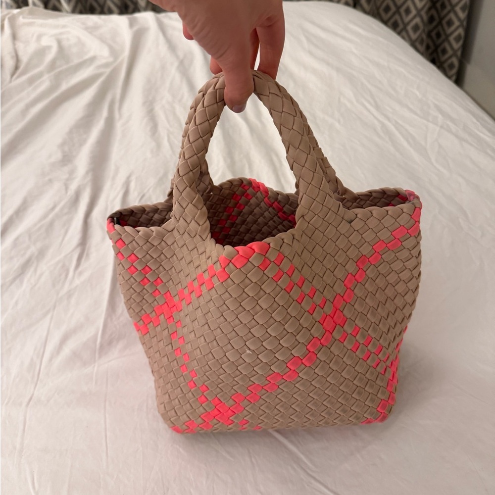 Naghedi Tan and Pink small purse